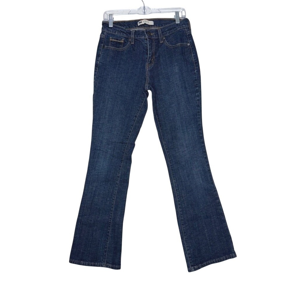 Levi's 515 Boot Cut Jeans Women's Size 6M Dark Wash Cotton Blend